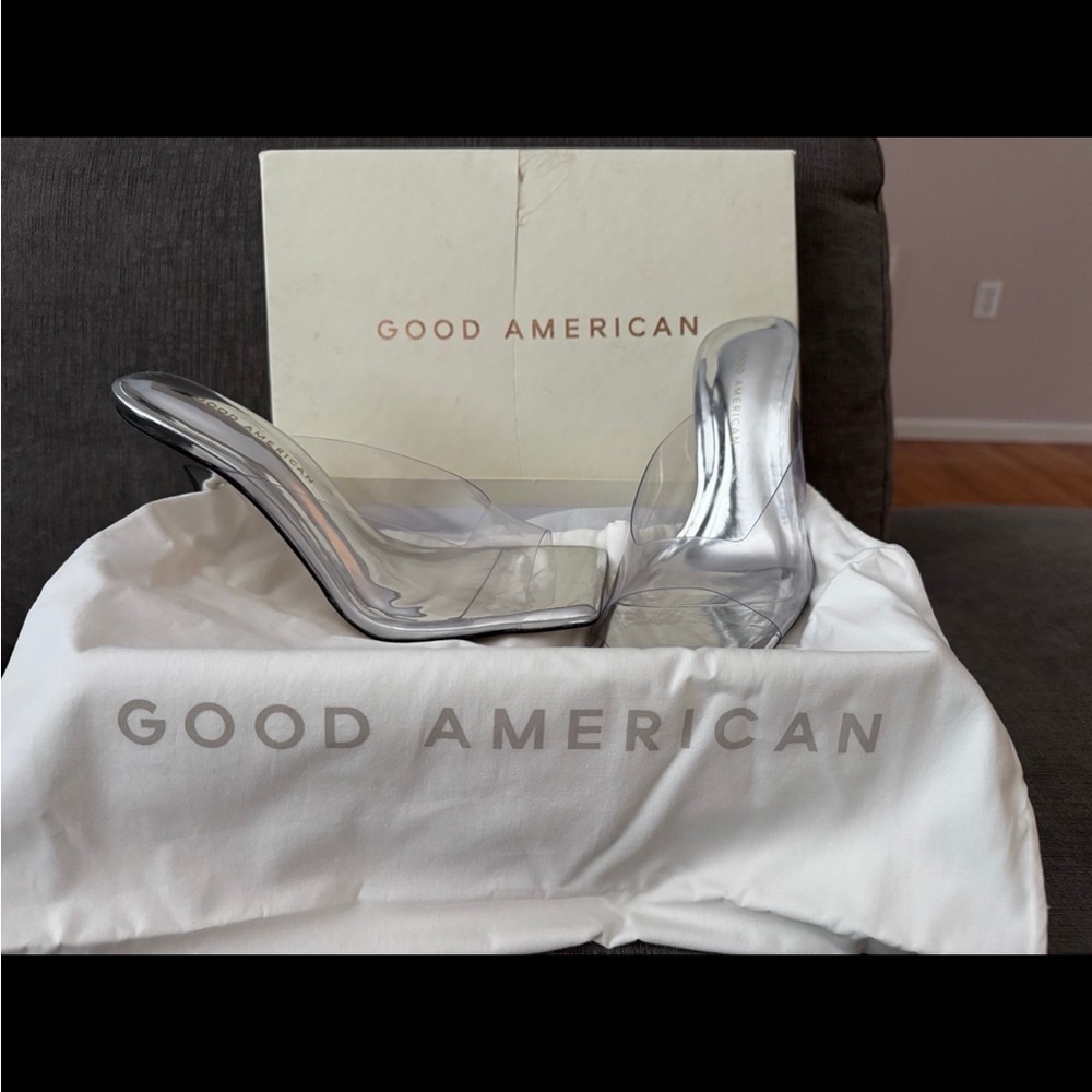 🆕 Good American slip on heels - Picture 2 of 6
